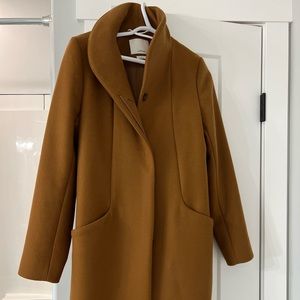 Wilfred Cocoon jacket Camel colour sz Medium, worn 3 times  mid thigh length